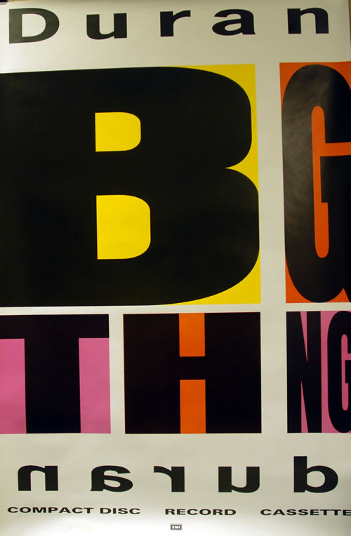 Duran Duran Big Thing poster UK DDNPOBI14276
