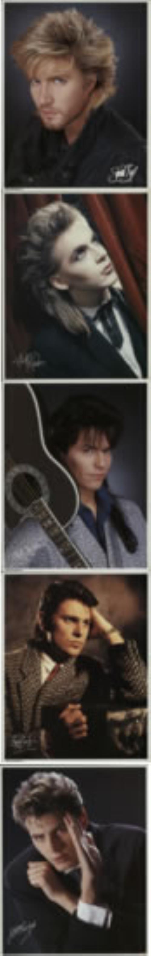 Duran Duran Collection of Five Card Prints memorabilia UK DDNMMCO597496