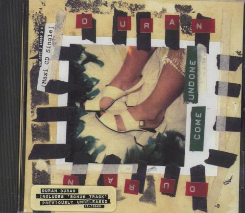 Duran Duran Come Undone CD single (CD5 / 5") US DDNC5CO15644