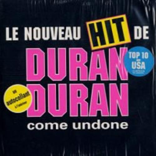 Duran Duran Come Undone CD single (CD5 / 5") French DDNC5CO43103