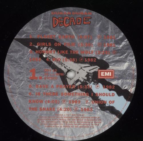 Duran Duran Decade - Factory Sample vinyl LP album (LP record) UK DDNLPDE865383