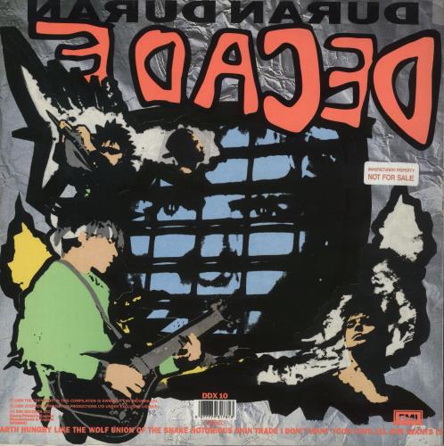 Duran Duran Decade - Factory Sample vinyl LP album (LP record) UK DDNLPDE865383