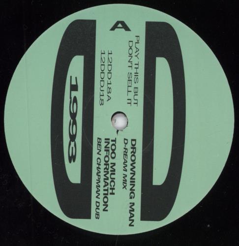 Duran Duran Drowning Man 12" vinyl single (12 inch record / Maxi-single) UK DDN12DR23385