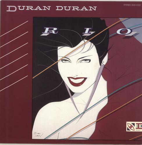 Duran Duran Rio + Poster vinyl LP album (LP record) Japanese DDNLPRI691909