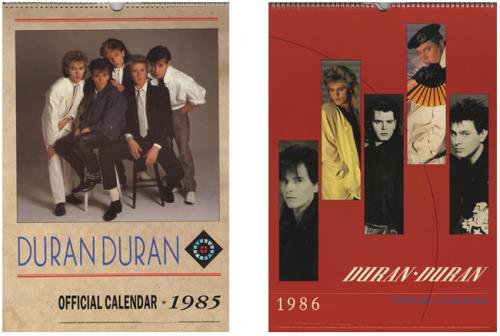 Duran Duran Set Of Calendars calendar UK DDNCASE433278