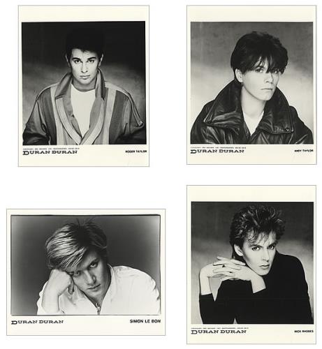 Duran Duran Set Of Five Photographs photograph UK DDNPHSE440804