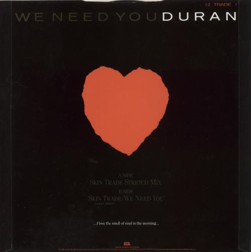 Duran Duran Skin Trade 12" vinyl single (12 inch record / Maxi-single) UK DDN12SK18718