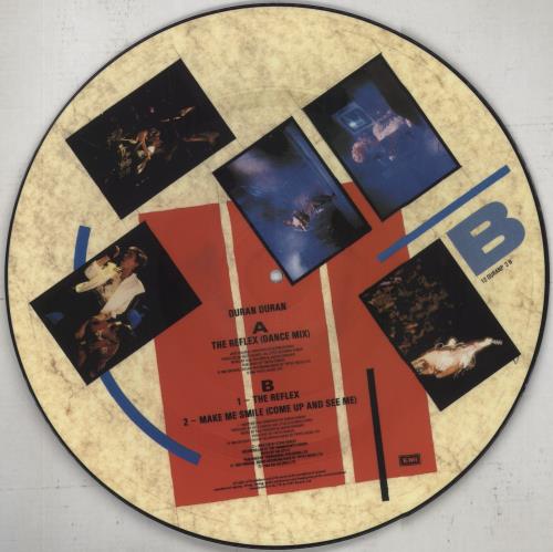Duran Duran The Reflex + Printed PVC Sleeve 12" vinyl picture disc (12 inch picture record) UK DDN2PTH12133
