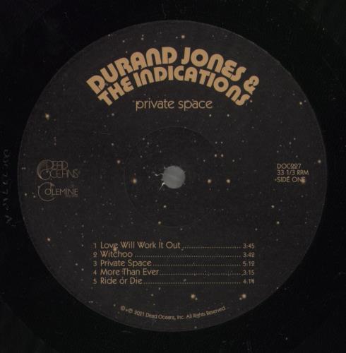 Durand Jones & The Indications Private Space - Shrink vinyl LP album (LP record) US 00VLPPR880990