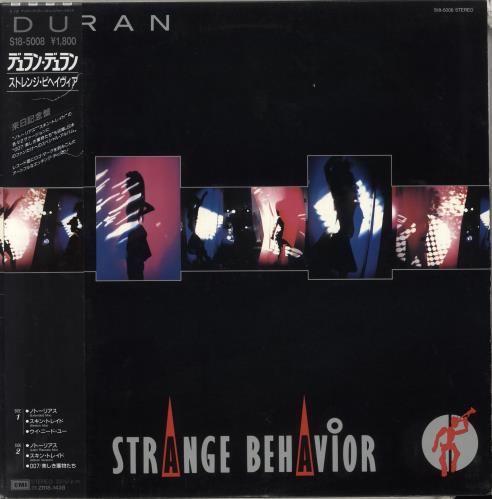 Duran Duran Strange Behaviour - Lazer Etched 12" vinyl single (12 inch record / Maxi-single) Japanese DDN12ST18579