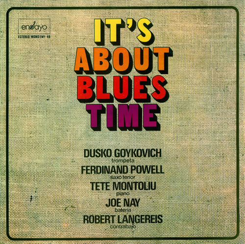 Dusko Goykovich It's About Blues Time vinyl LP album (LP record) Spanish D1DLPIT495831