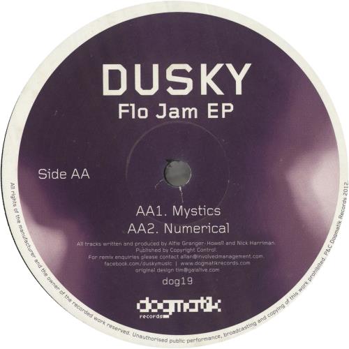 Dusky Flo Jam EP 12" vinyl single (12 inch record / Maxi-single) UK 12212FL749324