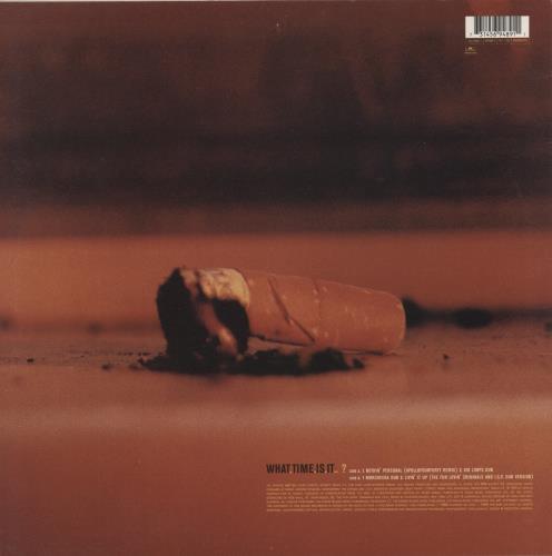 Dust Junkys What time Is It? 12" vinyl single (12 inch record / Maxi-single) UK DSJ12WH880182