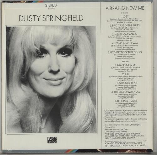 Dusty Springfield A Brand New Me vinyl LP album (LP record) US DUSLPAB671223
