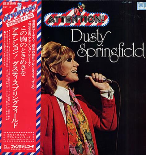 Dusty Springfield Attention vinyl LP album (LP record) Japanese DUSLPAT234232