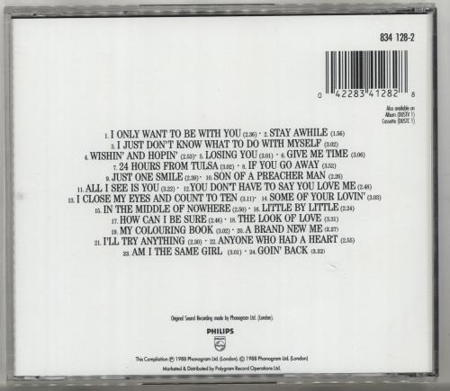 Dusty Springfield Dusty: The Silver Collection CD album (CDLP) UK DUSCDDU700990