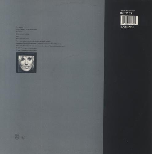 Dusty Springfield I Only Want To Be With You 12" vinyl single (12 inch record / Maxi-single) UK DUS12IO33041