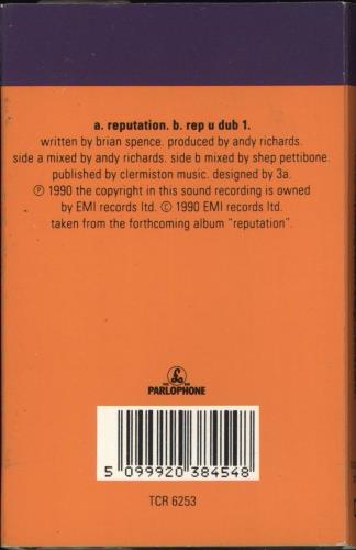 Dusty Springfield Reputation cassette single UK DUSCSRE183413