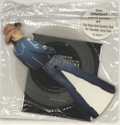 Dwight Yoakam Little Sister - stickered pvc shaped picture disc (picture disc vinyl record) UK YOASHLI82464