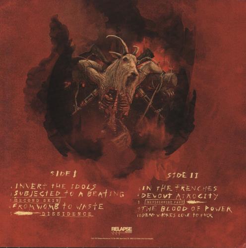 Dying Fetus Reign Supreme - 'Pool of Blood' Vinyl vinyl LP album (LP record) US QYILPRE870274