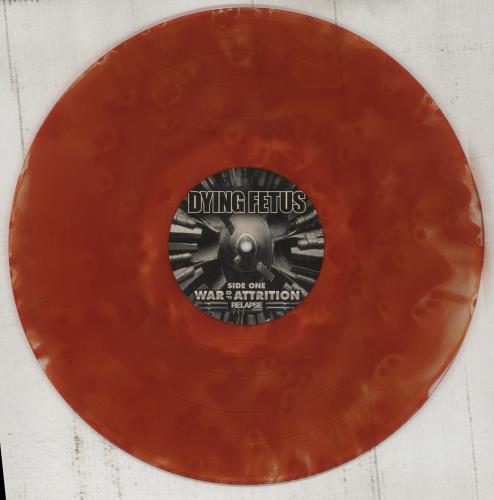 Dying Fetus War Of Attrition - 'Pool of Blood' Vinyl vinyl LP album (LP record) US QYILPWA870158