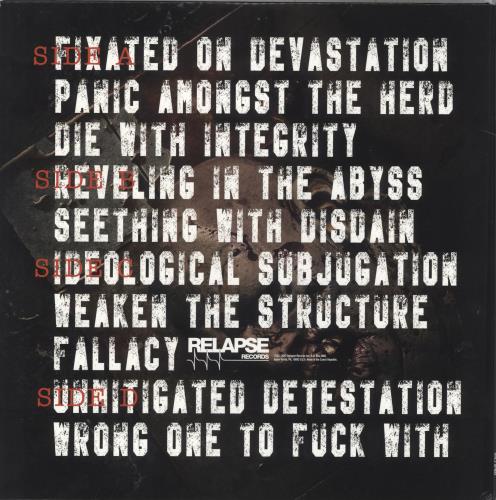 Dying Fetus Wrong One to F**K With - 'Pool of Blood' Vinyl 2-LP vinyl record set (Double LP Album) US QYI2LWR870159