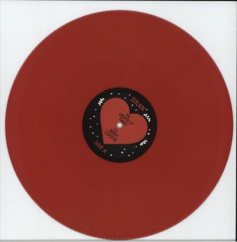 Dylan The Greatest Thing I'll Never Learn - 180 Gram Red Vinyl vinyl LP album (LP record) UK QZNLPTH880752