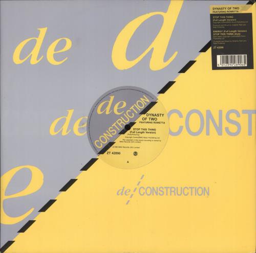 Dynasty Of Two Stop This Thing 12" vinyl single (12 inch record / Maxi-single) UK Z3P12ST723900