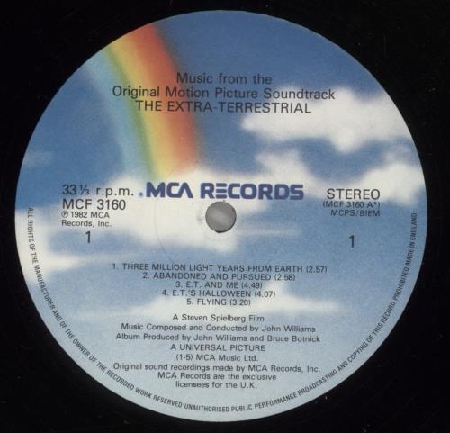 E.T. E.T. The Extra-Terrestrial - EX vinyl LP album (LP record) UK E.TLPET301158