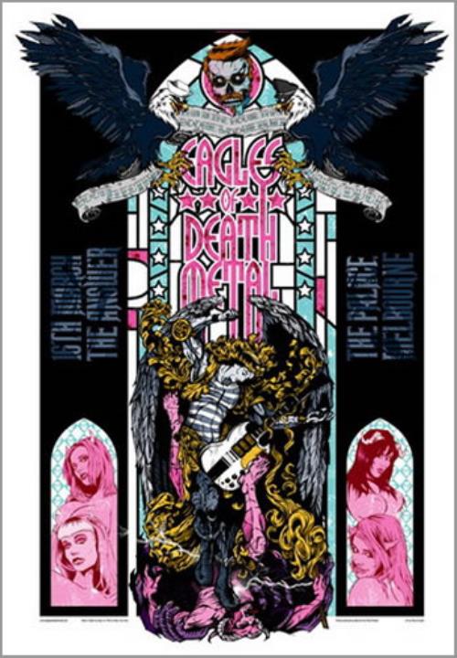 Eagles Of Death Metal Australian Tour Poster poster Australian EAMPOAU404262