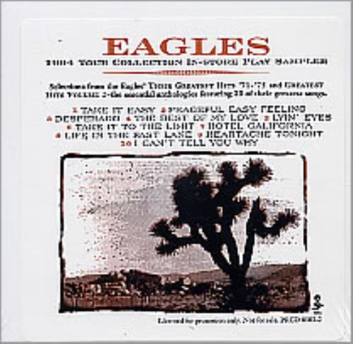 Eagles 1994 Tour Collection Sampler - Wallet CD album (CDLP) US EAGCDTO42092