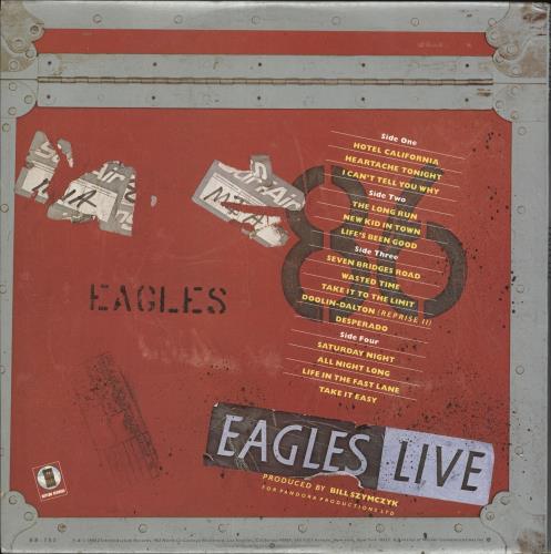 Eagles Eagles Live 2-LP vinyl record set (Double LP Album) Australian EAG2LEA734210