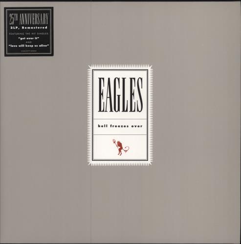 Eagles Hell Freezes Over: 25th Anniversary - 180gm Vinyl 2-LP vinyl record set (Double LP Album) UK EAG2LHE779847