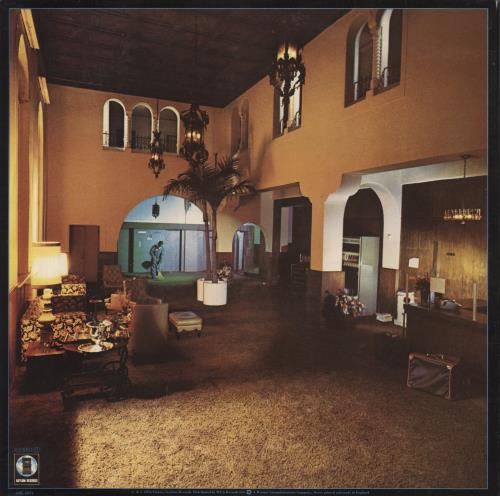 Eagles Hotel California vinyl LP album (LP record) UK EAGLPHO342526