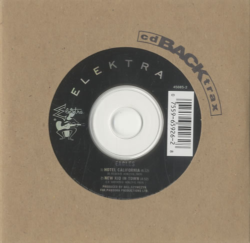 Eagles Hotel California CD single (CD5 / 5") US EAGC5HO05186