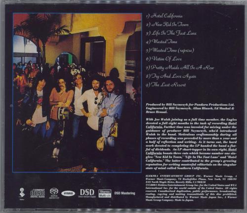 Eagles Hotel California super audio CD SACD Japanese EAGSAHO791394