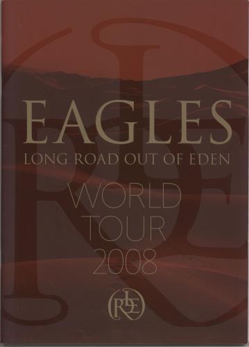 Eagles Long Road Out Of Eden tour programme UK EAGTRLO727649