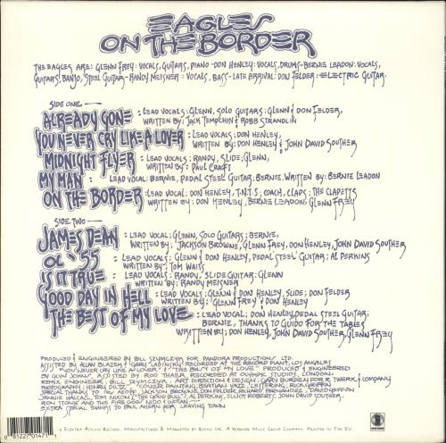 Eagles On The Border - 180gm vinyl LP album (LP record) UK EAGLPON358994