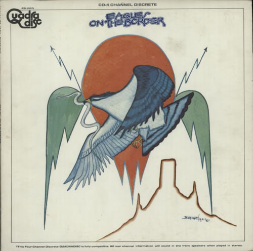 Eagles On The Border - CD4 Quad vinyl LP album (LP record) US EAGLPON267003