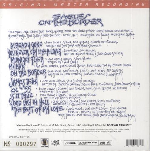 Eagles On The Border - Super Audio CD super audio CD SACD US EAGSAON863085