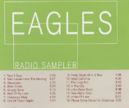 Eagles Radio Sampler CD album (CDLP) German EAGCDRA193233