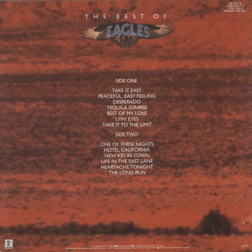 Eagles The Best Of Eagles - EX vinyl LP album (LP record) UK EAGLPTH884897
