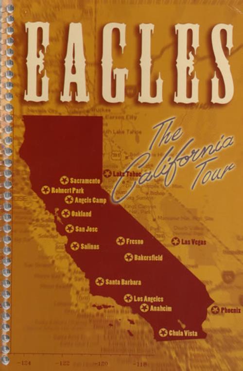 Eagles The California Tour Itinerary US EAGITTH476017