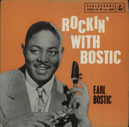 Earl Bostic Rockin' With Bostic 7" vinyl single (7 inch record / 45) UK EB807RO675568