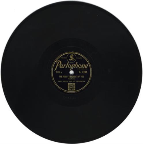 Earl Bostic The Very Thought Of You 78rpm shellac record UK EB878TH396406