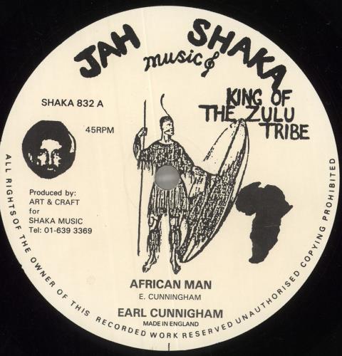 Earl Cunningham African Man 12" vinyl single (12 inch record / Maxi-single) UK Q-Z12AF716115