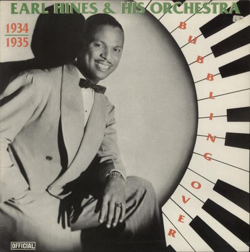Earl Hines Bubbling Over (1934-1935) vinyl LP album (LP record) Danish ER1LPBU880169