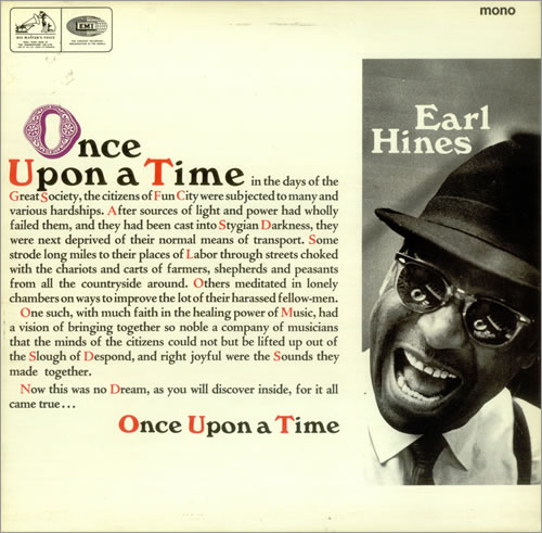 Earl Hines Once Upon A Time vinyl LP album (LP record) UK ER1LPON448479