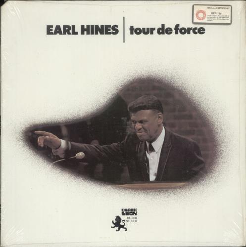 Earl Hines Tour De Force vinyl LP album (LP record) US ER1LPTO699576