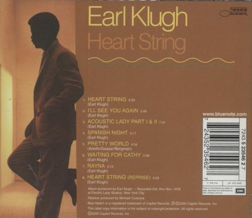 Earl Klugh Heart String CD album (CDLP) UK EAQCDHE870205